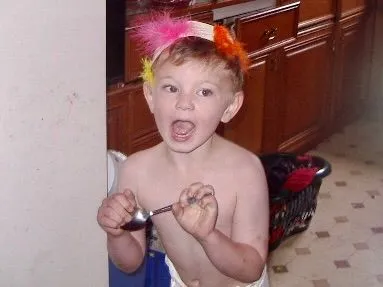 Up to mischief aged 5