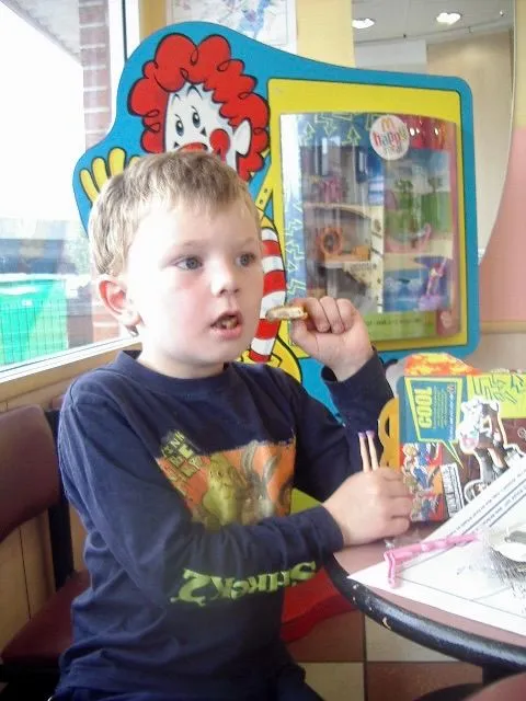 I'm happy a Happy Chappie at McDonalds