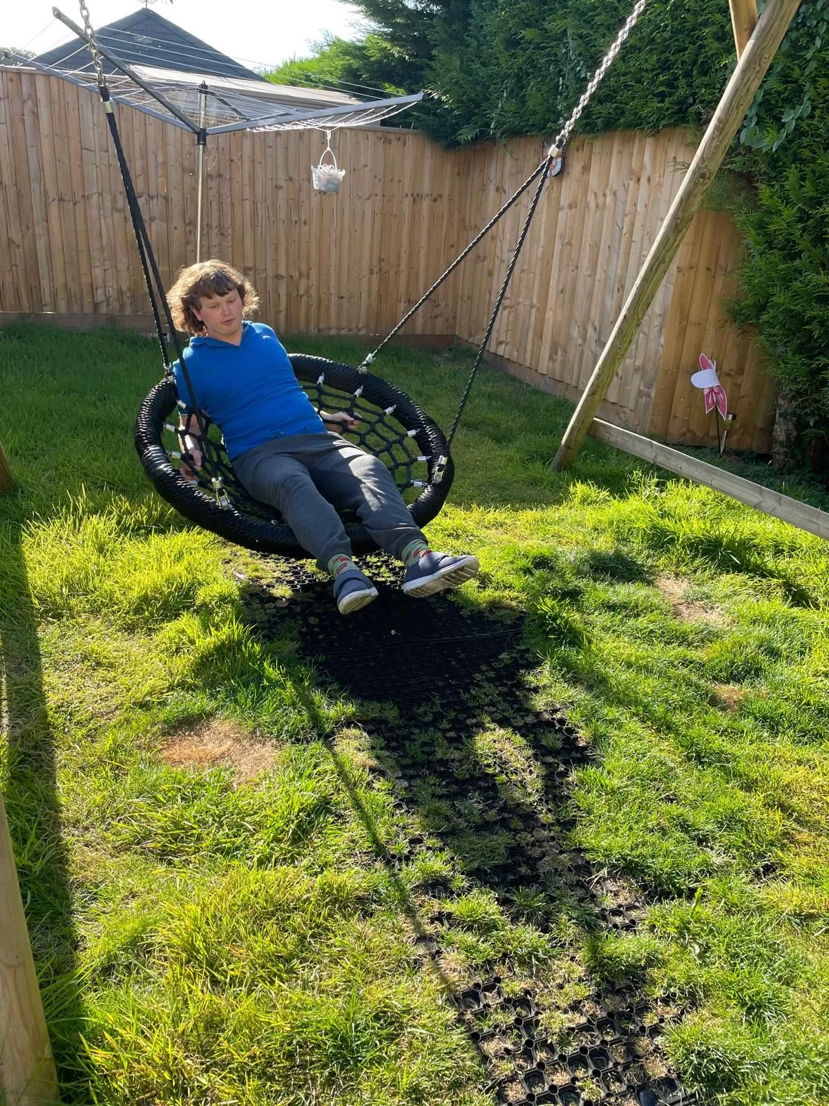 Enjoying my new swing