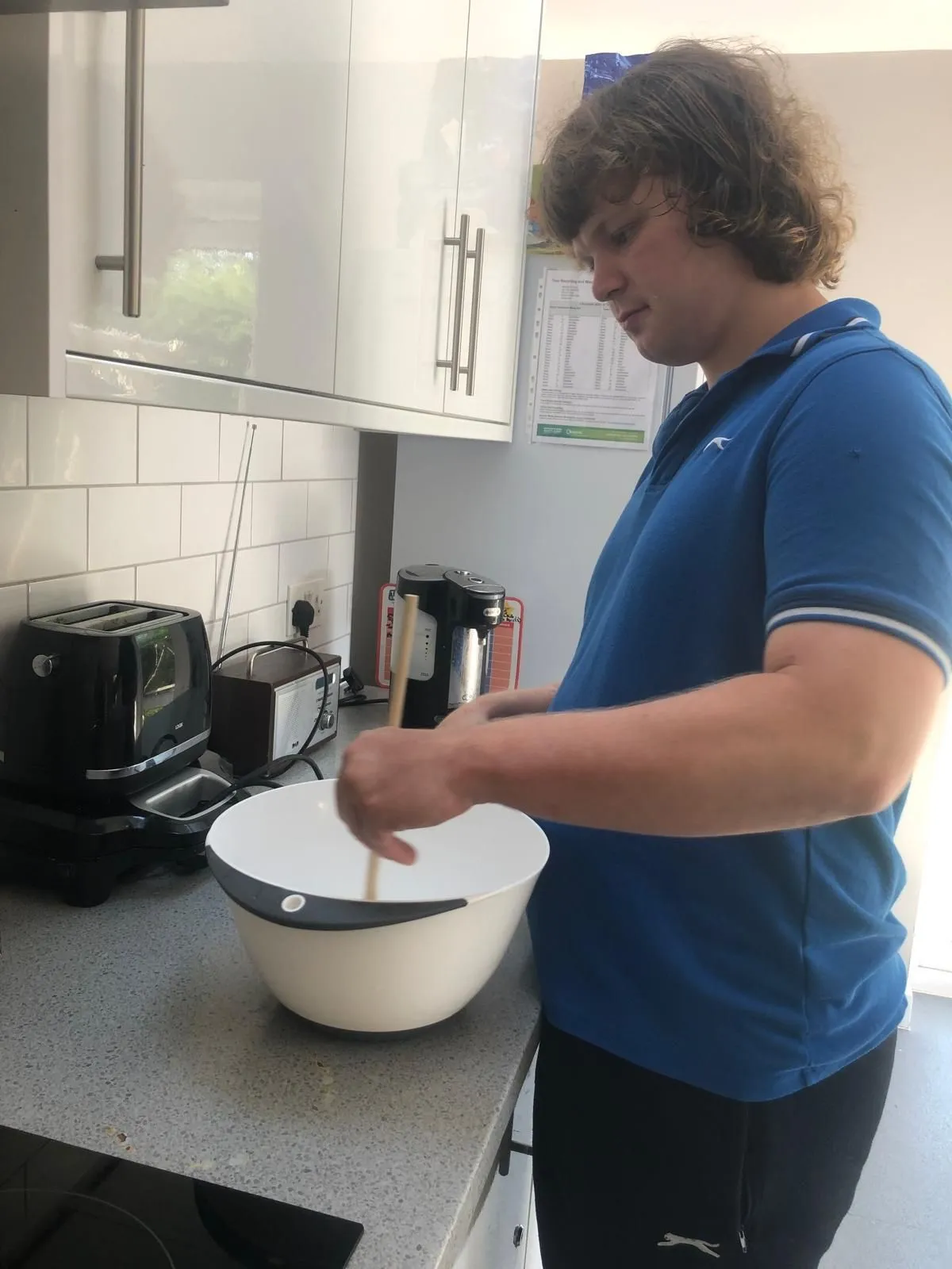 Baking cakes