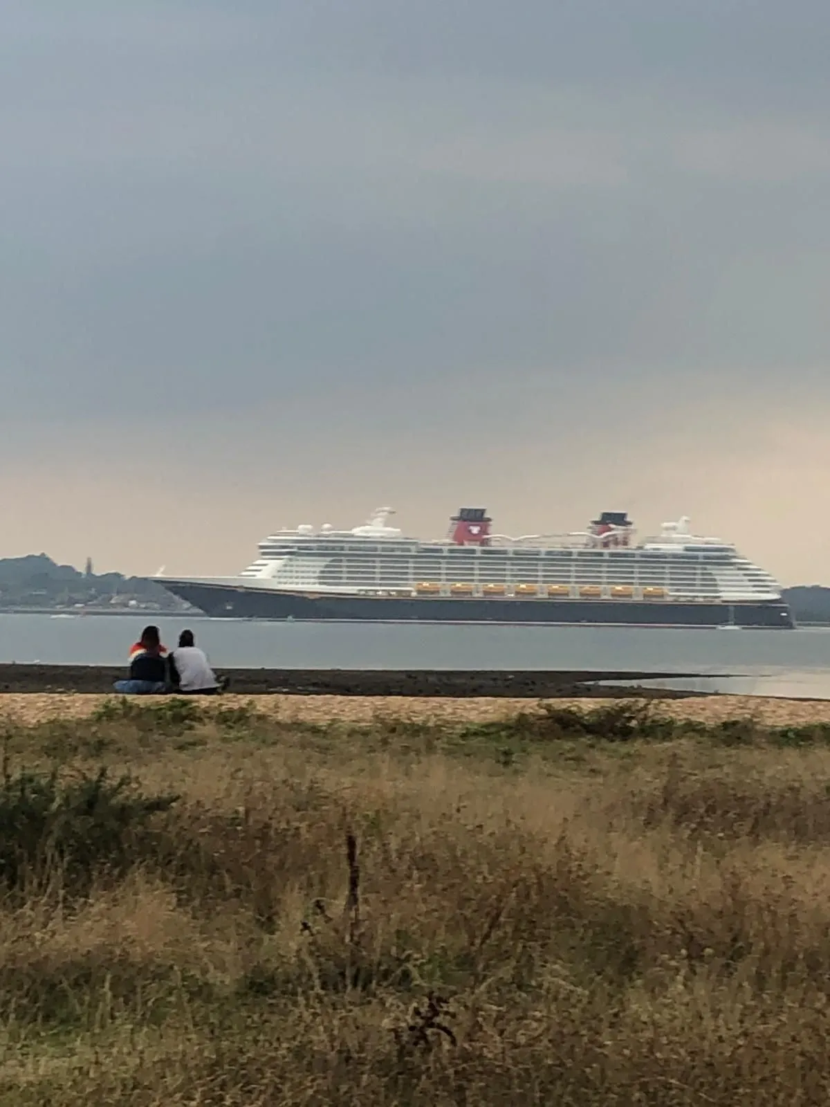 Went down to Weston Shore to see the Disney Ship, I asked about Mickey Mouse and goofy