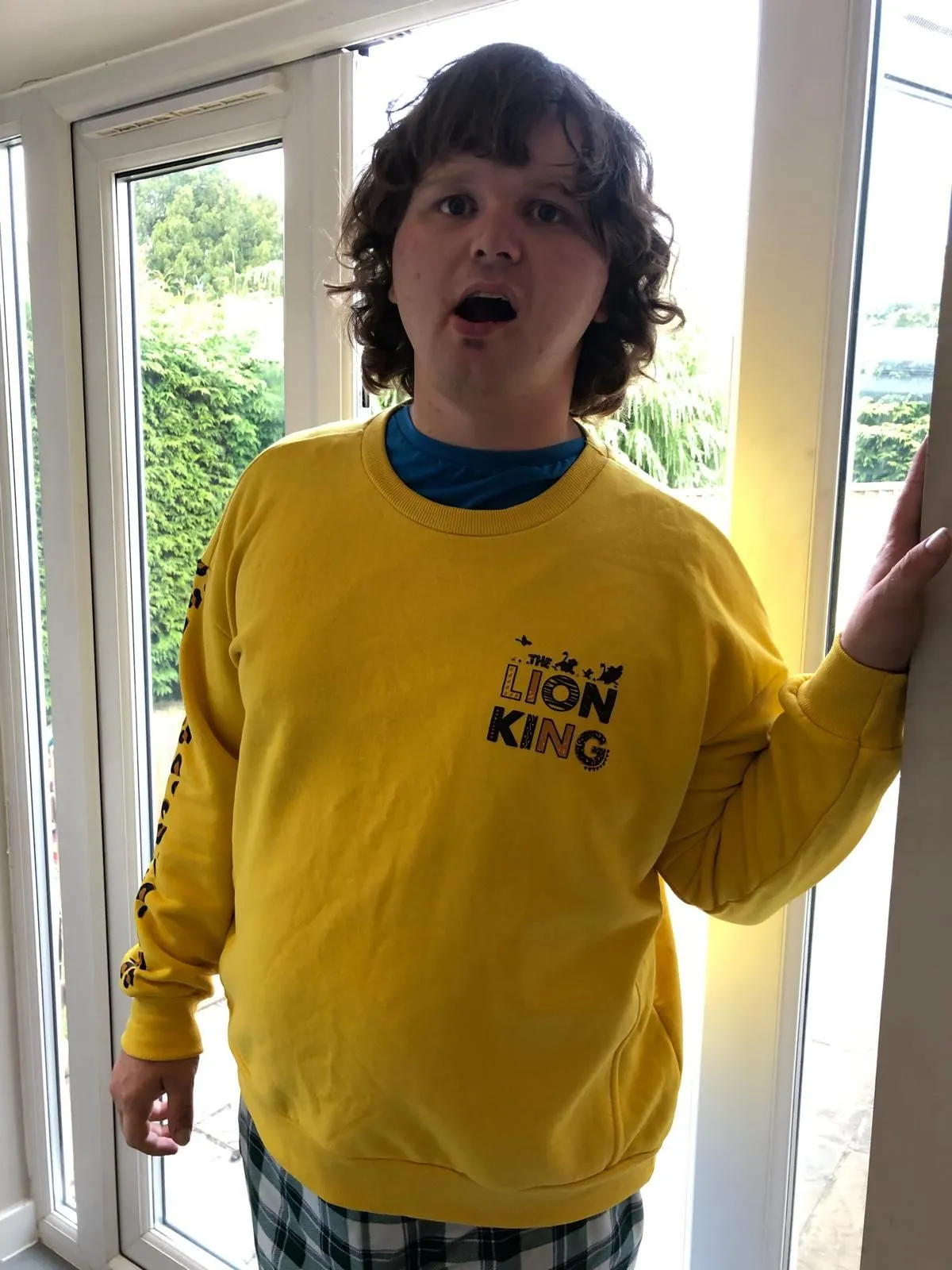 I love my new lion king jumper mum & dad got for me